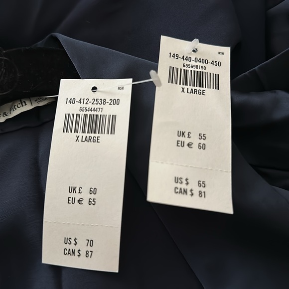 Abercrombie & Fitch Satin Two Piece Set - XL - Picture 4 of 4